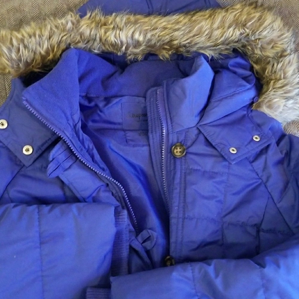 AEROPOSTALE Puffer Jacket with Fur Hood